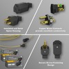 CUBEFELLER® Extension Cord Ends Male Kit, Replacement Plug, 15Amp, 125Volt,