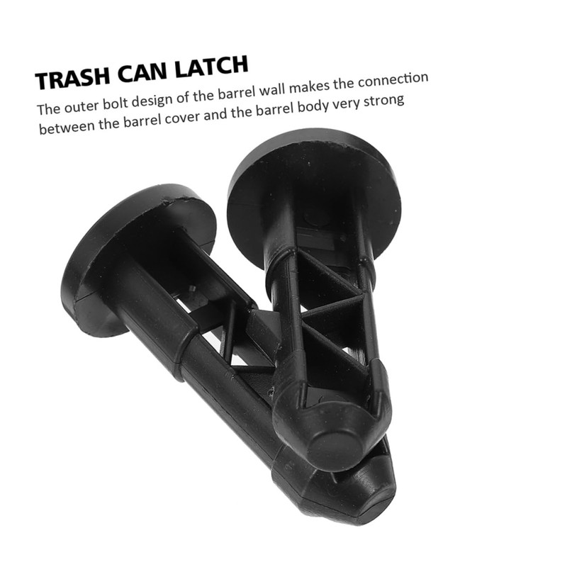 CHILDWEET 6pcs Outdoor Trash Can Latch Plastic Latch for Compatibility