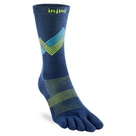 Injinji Run Lightweight Crew Glow M, blue, M