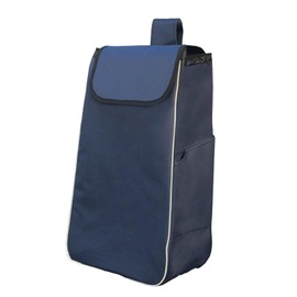 harayaa - Bolsa de almacenamiento de repuesto para carrito de compras de gran capacidad, impermeable, duradera para el hogar u oficina, bolsa de carrito portátil, color azul oscuro gruesa