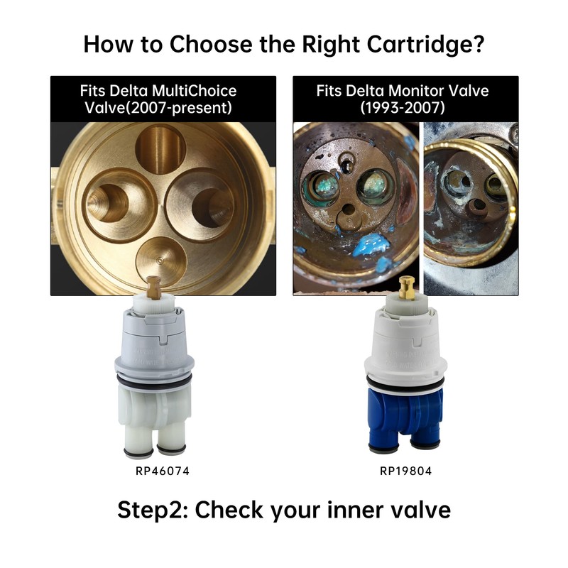 RP46074 Shower Cartridge Replacement for Delta 13/14 Series, Compatible with