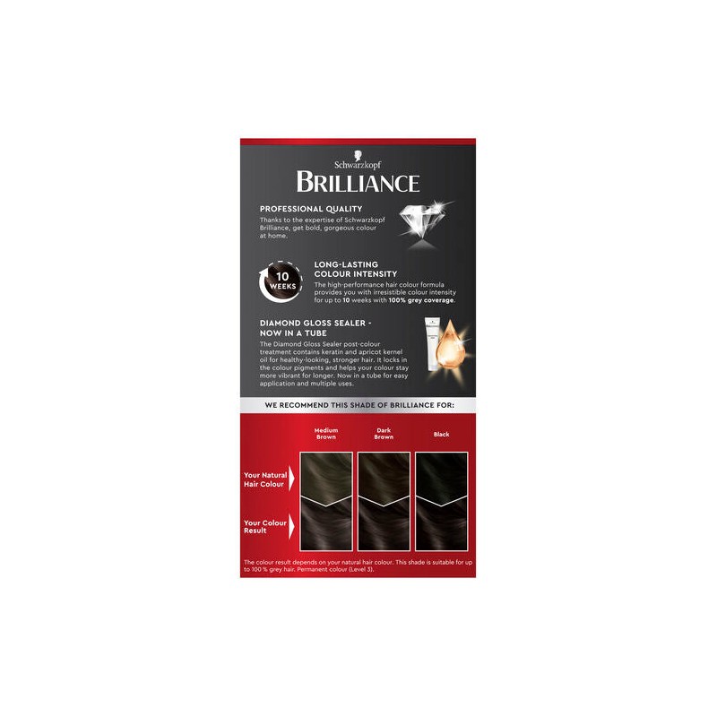 Schwarzkopf Brilliance 88 Dark Brown Allure