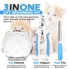 Ultimate 3-in-1 Cat Grooming Kit – Protective Cat Helmet, Precision