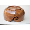 Wood Yarn Bowl for Crocheting, 7 x 4 inches