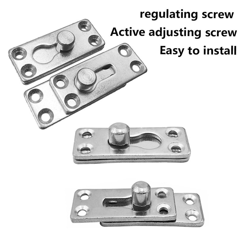 ONEBO 4 Sets Bed Frame Connectors, Bed Hook Fasteners, Rail