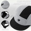 Clape Winter Hats Unisex 5 Panel Cap Short Brim Baseball