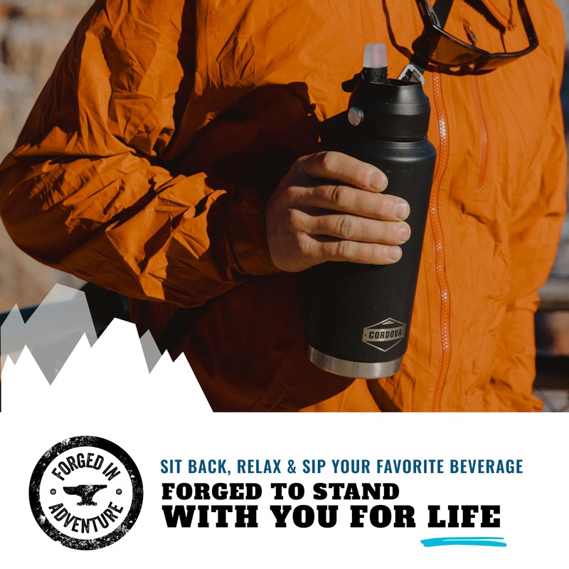 Cordova Outdoors Trailhead Class Water Bottle, Yonder, 32 oz