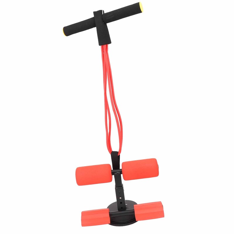 Sit Up Assistant Device Red Powerful Suction Cup Iron Foam