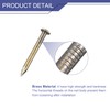 sourcing map 40 Pcs Small Tiny Nails 2.8mmx30mm(DXL) Tiny Brass