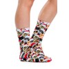 Tipsy Elves Red Meowy Catmus Socks for Women OSFA