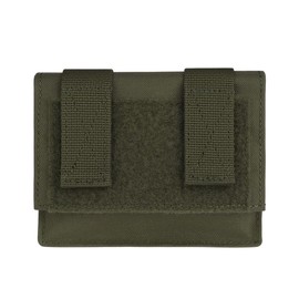 KRYDEX Tactical Helmet Counterweight Pouch with Elastic Flashlight Chemlight Battery Holder for OPS Fast BJ PJ MH Type Helmets (Ranger Green)