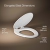KOHLER Stonewood Quiet-Close Elongated Toilet Seat, White Finish