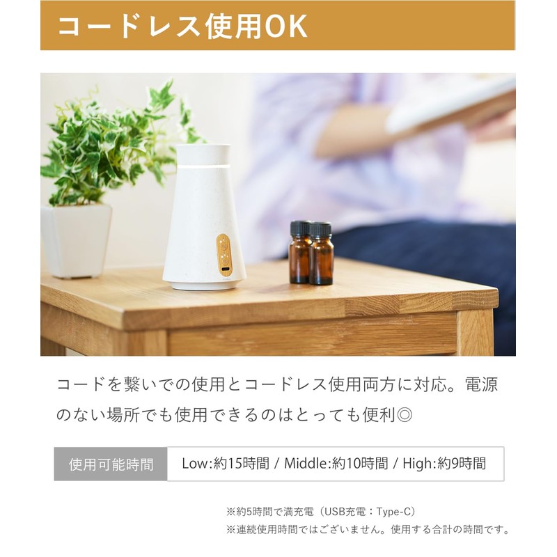 moku. Cordless Aroma Sprayer Nebulizer