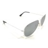 Prive Revaux - The Commando Aviator Polarized Sunglasses White/SilverMi