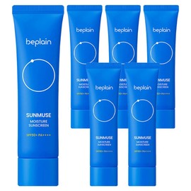 [Vegan Beauty] Be Plain Sunmuse Moisture Sun Cream SPF50+ PA++++, 50ml, 6 pcs / [비건뷰티] 비플레인 선뮤즈 모이스처 선크림 SPF50+ PA++++, 50ml, 6개
