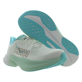 HOKA Mach 6 Womens Shoes Size 9, Color: Frost/Rose Gold