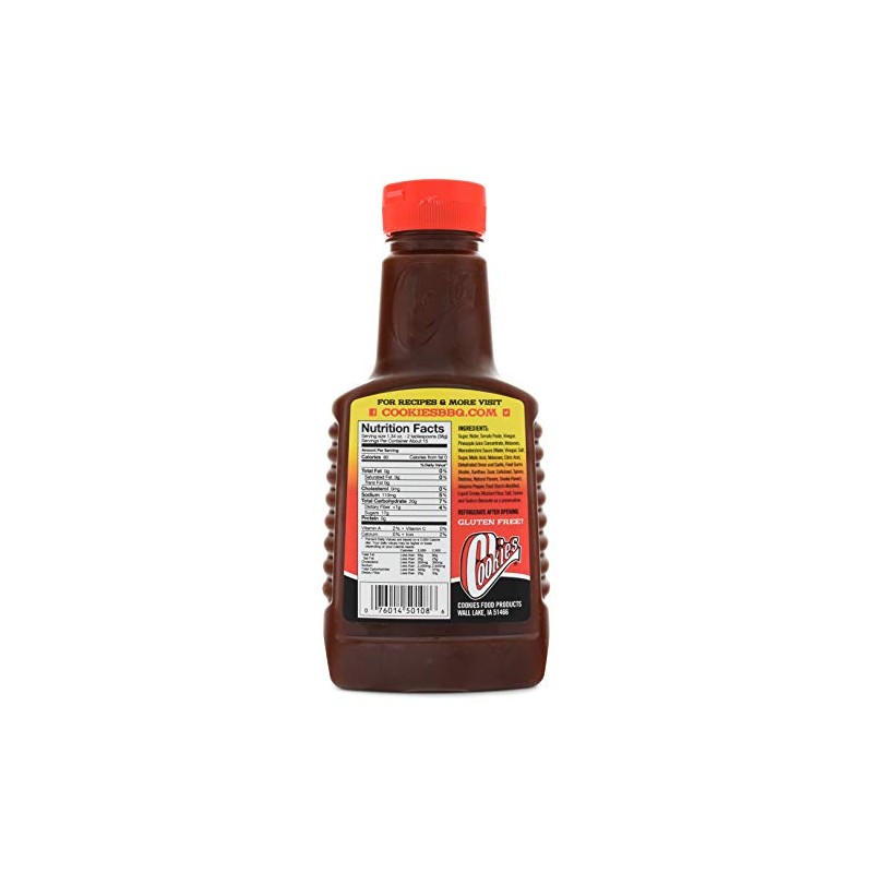 Cookies Sweet N Spicy BBQ Sauce, 20 Ounce