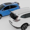 Rear Window Roof Spoiler Wing Gloss Black Compatible with for