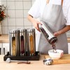 Mimorou 3 Pcs Stainless Steel Canister Set with Glass Windows