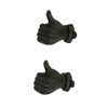 Chesapeake Bay Brown Cast Iron Thumbs Up Hand Decorative Wall