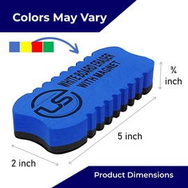 Dry Erase Eraser Magnetic Whiteboard Eraser 8 Pack White Board Erasers, Dry Eraser for Whiteboard, Chalkboard and Glass