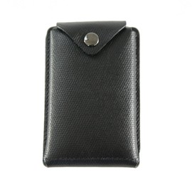 Abrasas Thin Card Case, Made in Japan, Black