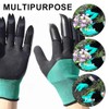 ZAMXHUG 2 Pairs of Gardening Gloves with Claws - Robust