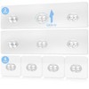 IOMDRWU Elegant Shower Caddy Adhesive Replacement, 6 PCS Strong Waterproof
