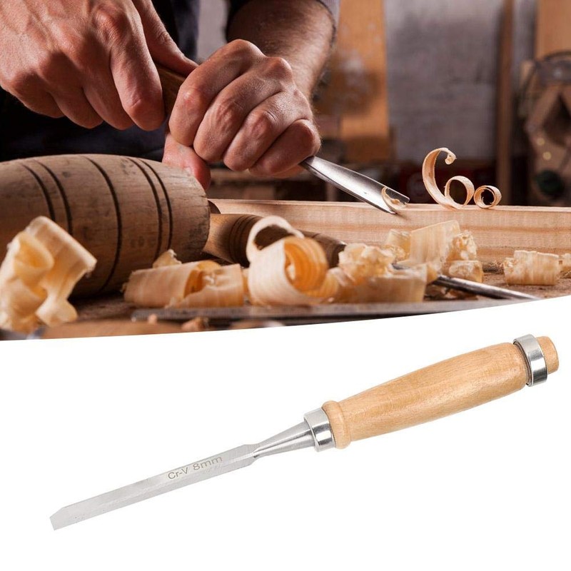 Cr-V Chisel Wood Chisel Woodworking Carving Chisel Set Chrome Vanadium