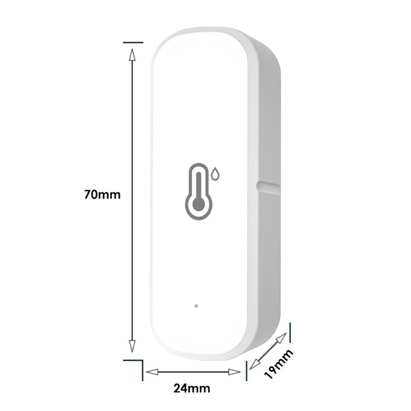 Kquepo ZigBee Humidity and Temperature Sensor, Hygrometer and Thermometer, Intelligent