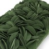 KingRose Handmade 3D Floral Decorative Throw Pillow Case Solid Wool