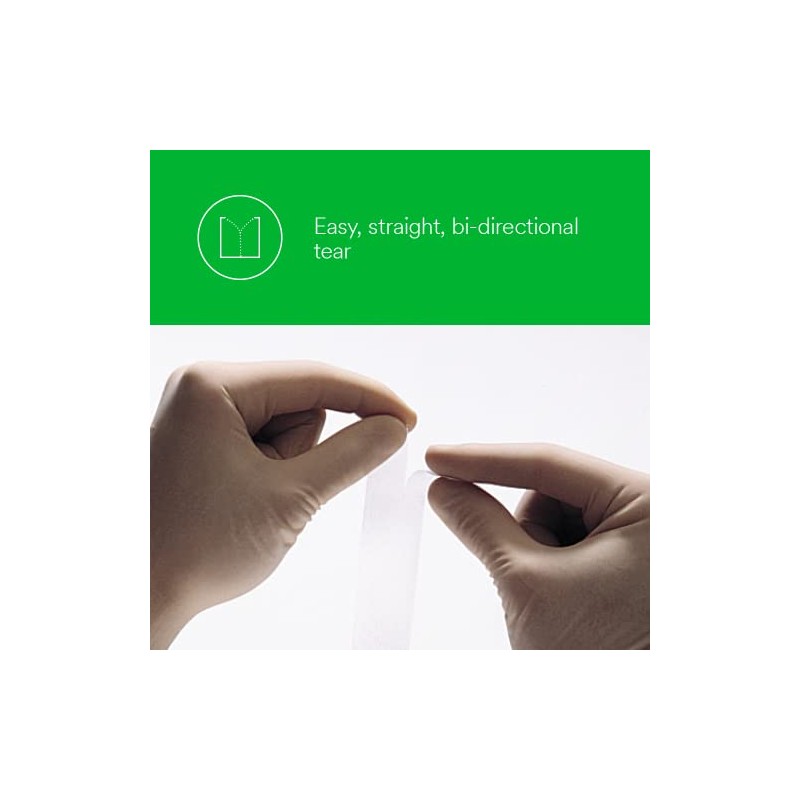 Transpore Medical Tape, Clear Plastic - 3 in. x 10