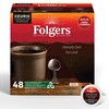 Folgers Intensely Dark Extra Dark Roast Coffee, Single-Serve K-Cup Pods