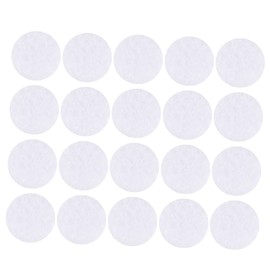 DOITOOL 2 Pack of 200pcs Cotton Core Filters Round Cotton Pads Facial Vacuum Filters Replacement for Home Store Size s
