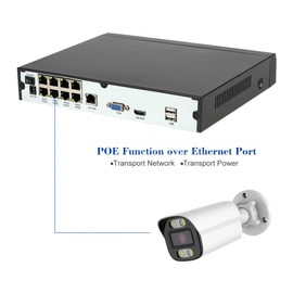 SECULINK 5MP POE Camera Outdoor Security 1920P HD Color Night Vision Human Detection Alarm Metal Case IP66 Waterproof Remote Access