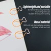 100Pcs Metal Paperclips Cute Chicken Leg Shape Electroplating Rustproof Portable