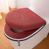 Thickened Toilet Seat Cushion for Winter – Soft Machine-Washable Cover