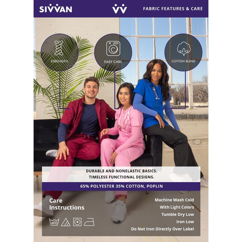 Sivvan Unisex Apron - Cobbler Apron - S8700 - Burgundy