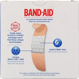 B-A Pl 60 5635 Wide Size 60s Band-Aid Plastic Comfort Flex