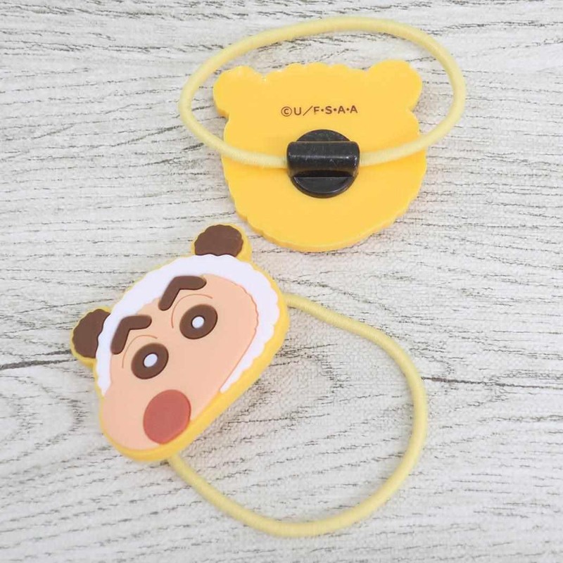 Eye Planning Crayon Shin-chan Hair Rubber 2P Yellow K1856D