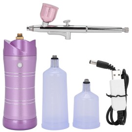 Water Oxygen Sprayer Portable Handheld Face Skin Moisturizing Nano Spray AirbrushPurple Red