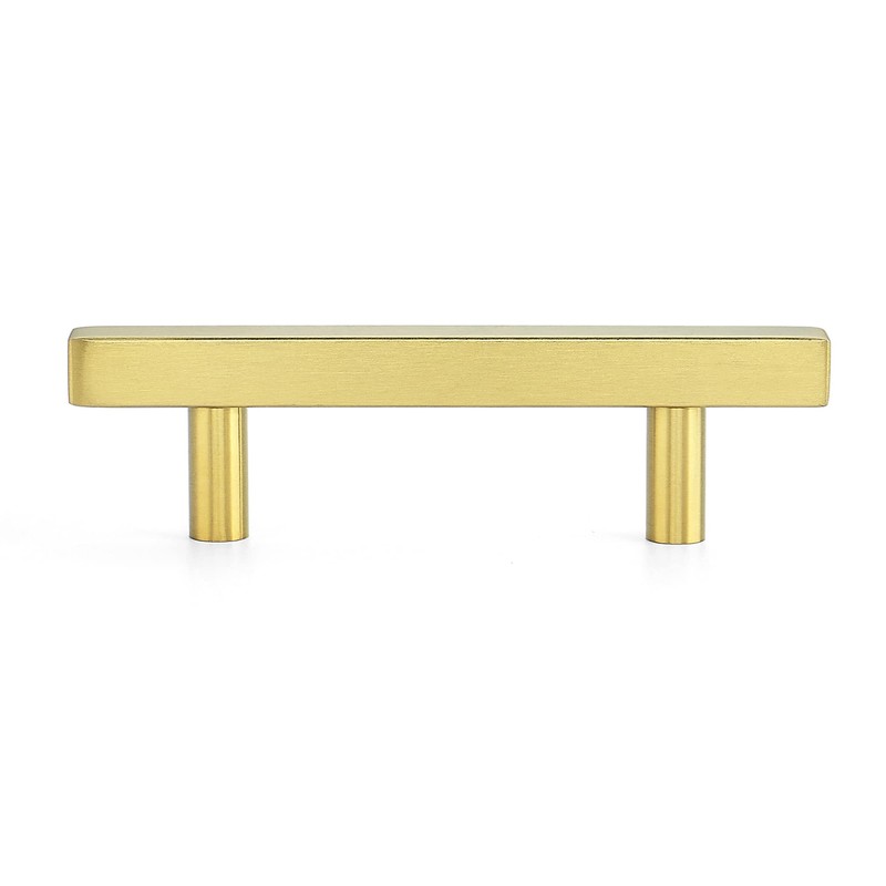 Ravinte 20 Pack 5 inch Square Cabinet Pulls Brushed Brass