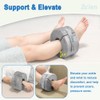 Zelen Foot Elevation Pillow Ankle Wedge Heel Elevator Cushion Foot