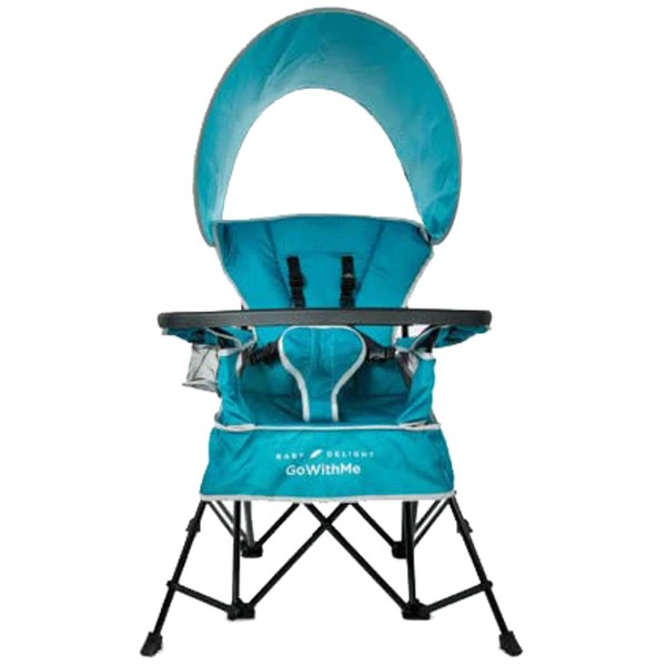 Baby Delight Go with Me Jubilee Deluxe Portable Chair | Indoor and Outdoor | Sun Canopy | Teal