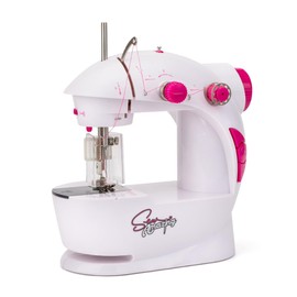 Wilton Bradley Sewing Machine Kit with Foot Pedal – Beginner Sewing Station for Creative Learning, Includes Needles, Thread, Accessories - Ages 6+