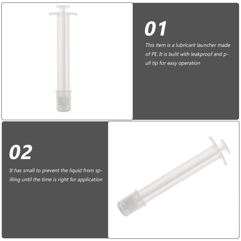 10pcs Vaginal Applicators Disposable Liquid Injector Suppository Aid Shooter Helps