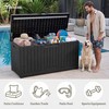 YITAHOME 120 Gallon Outdoor Storage Deck Box, Large Resin Patio