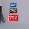 Signs ByLITA Classic Framed Please Turn the A/C Off When