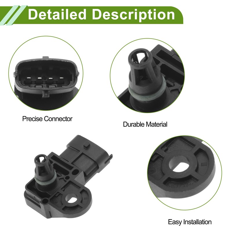 Partuto Manifold Absolute Pressure MAP Sensor for FIAT 500 1.2