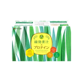 アサヒ緑健公式 緑効青汁×プロテイン 60袋 （5ｇ×60袋入り） 大麦若葉 乳酸菌 オリゴ糖 食物繊維 粉末